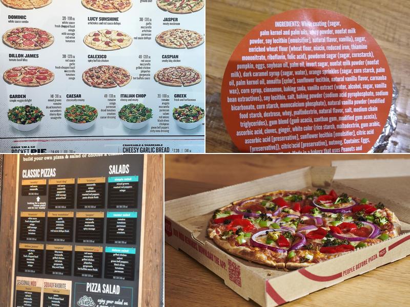 MOD Pizza Menu
