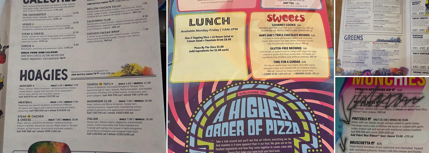 Mellow Mushroom New Albany Menu