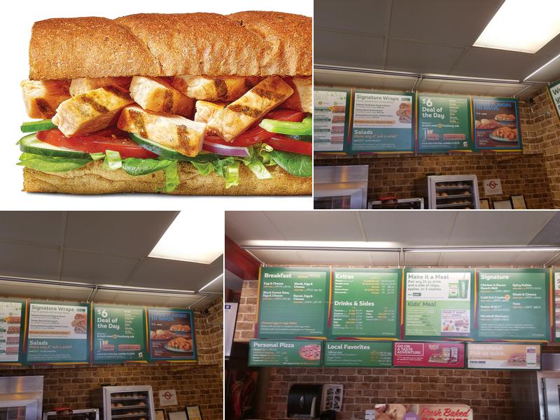 Subway Menu