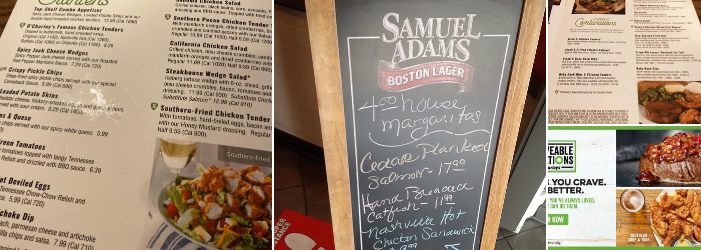 O'Charley's Restaurant & Bar Menu