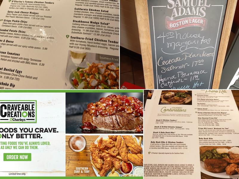 O'Charley's Restaurant & Bar Menu