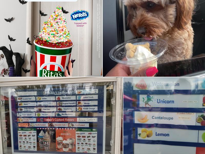 Rita's Italian Ice & Frozen Custard Menu