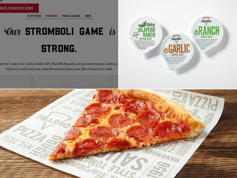 Sbarro Menu