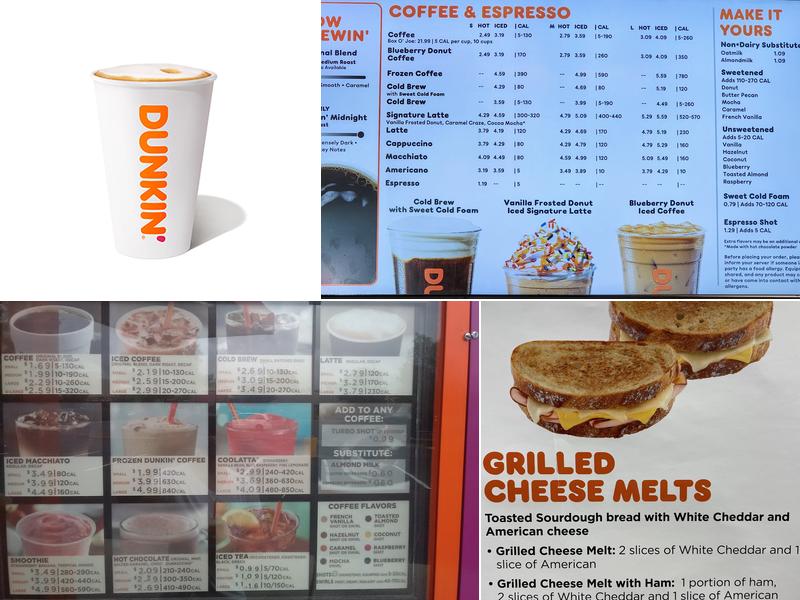 Dunkin' Menu