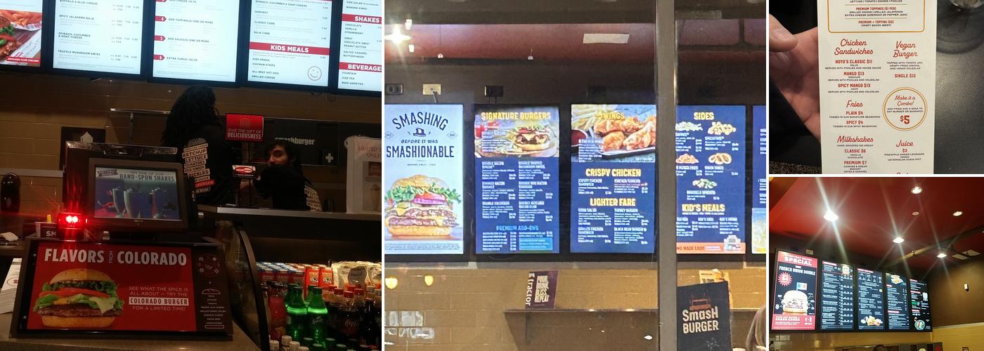 Smashburger Menu