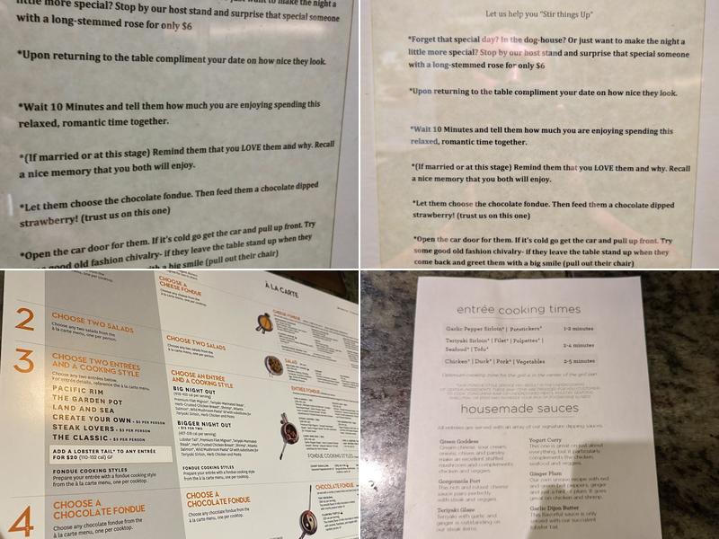 The Melting Pot Menu