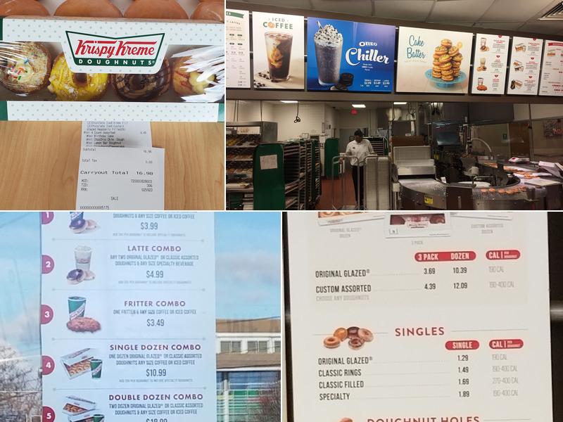 Krispy Kreme Menu