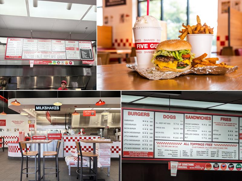 Five Guys Menu