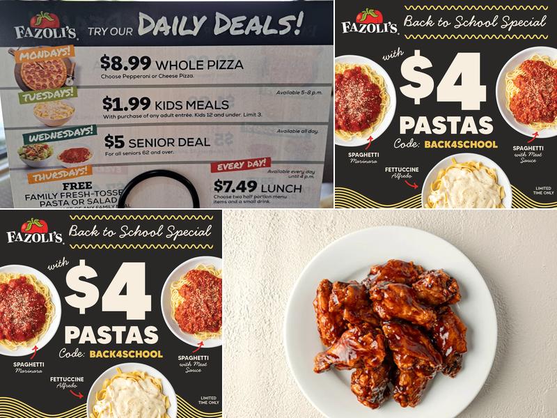 Fazoli's Menu