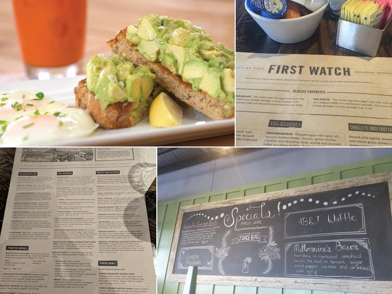 First Watch Menu
