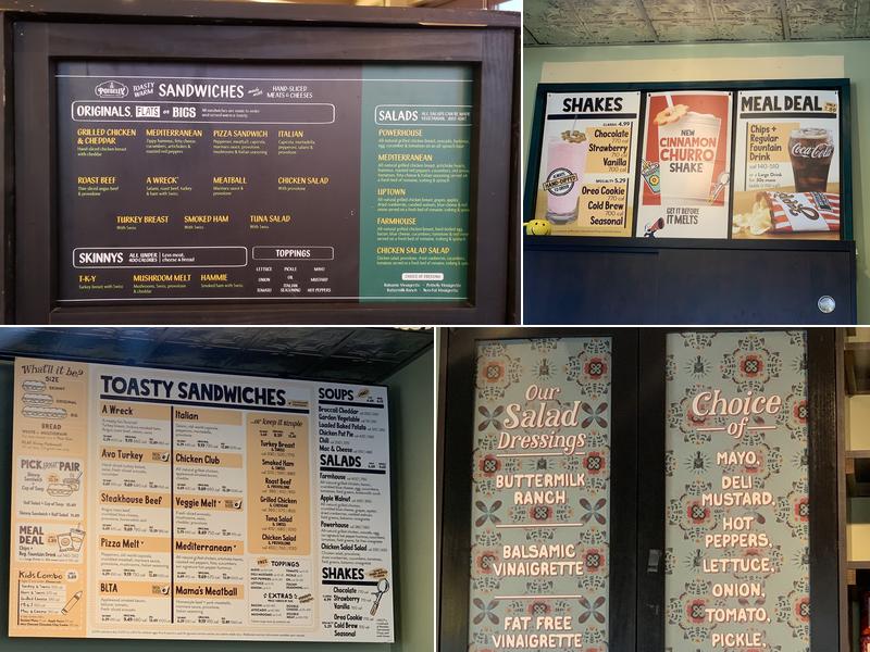 Potbelly Sandwich Shop Menu