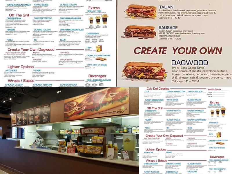 Penn Station East Coast Subs Menu