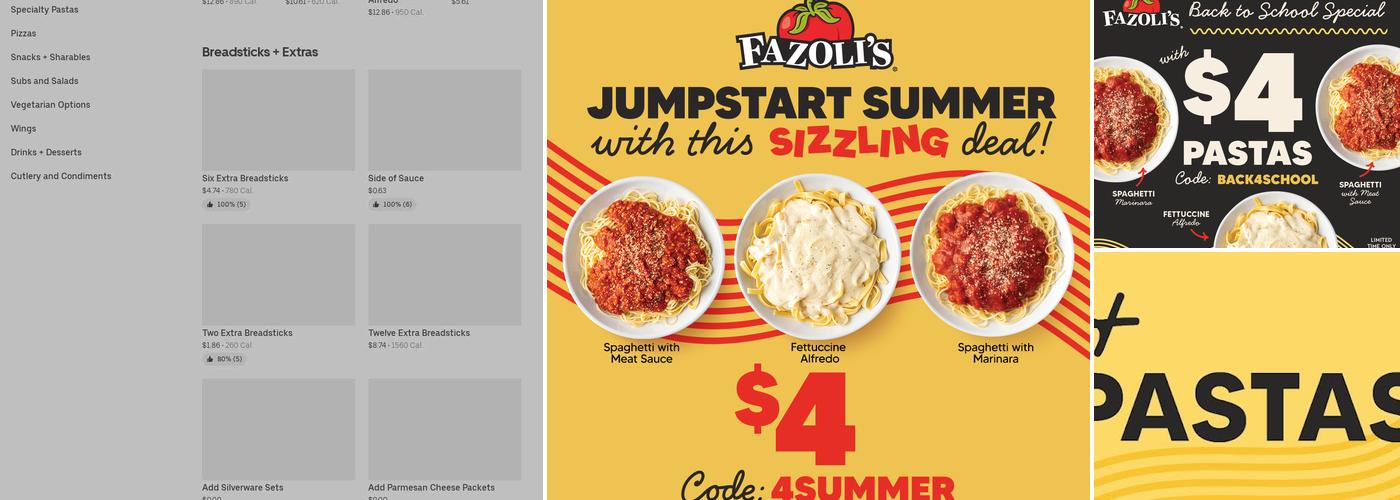 Fazoli's Menu