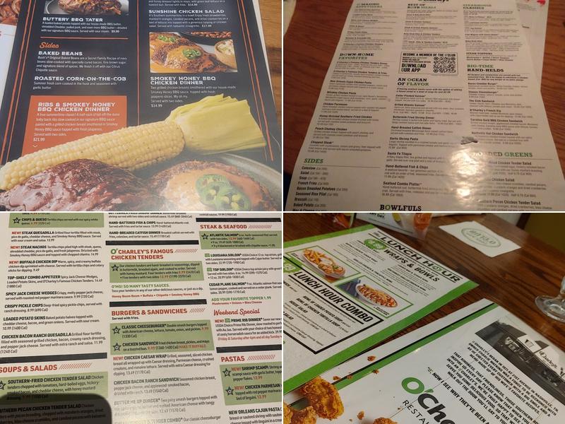 O'Charley's Restaurant & Bar Menu