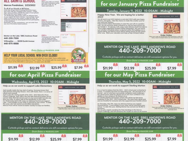 Marco's Pizza Menu