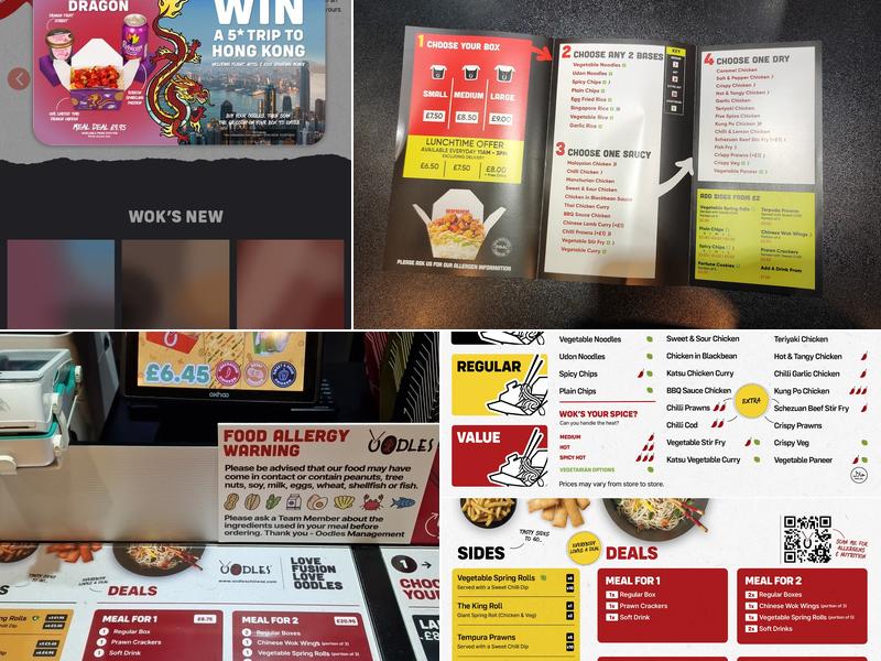 Oodles Leicester Evington Menu