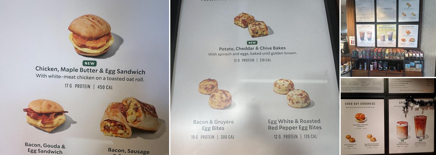 Starbucks Menu