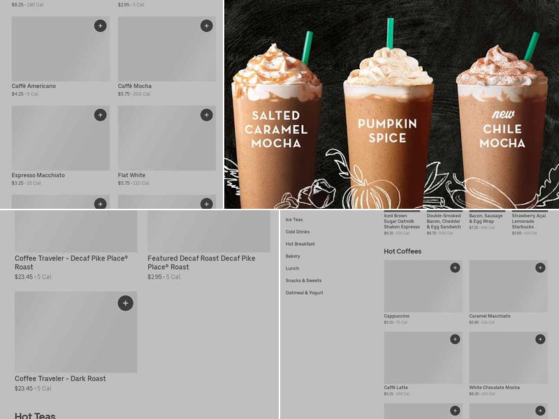 Starbucks Menu