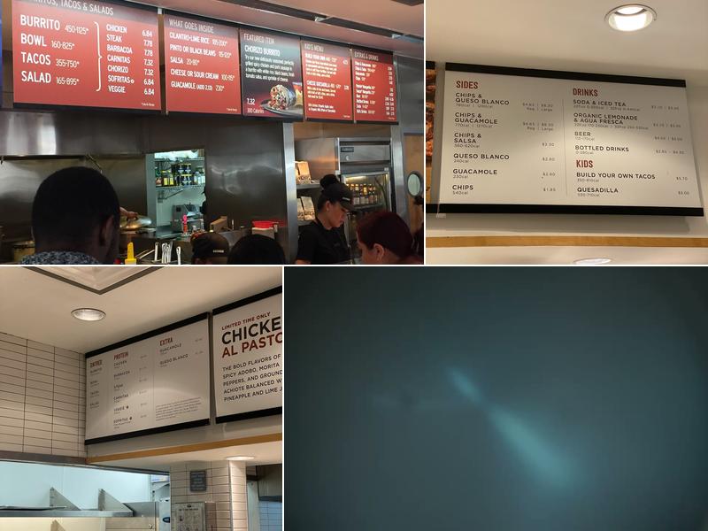 Chipotle Mexican Grill Menu