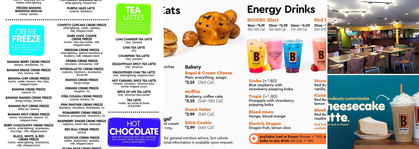 BIGGBY COFFEE Menu