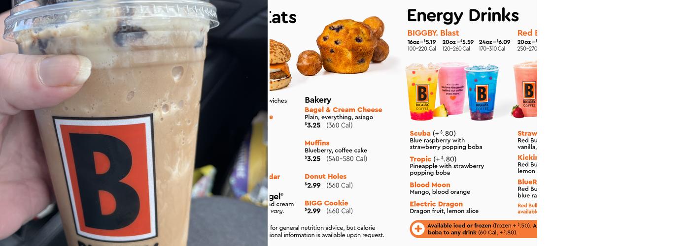 BIGGBY COFFEE Menu