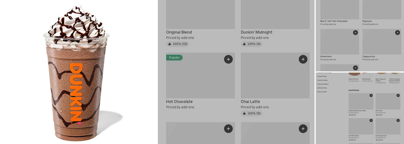 Dunkin' Menu