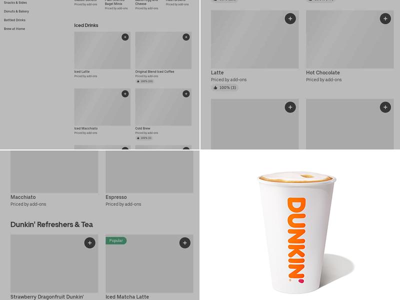 Dunkin' Menu