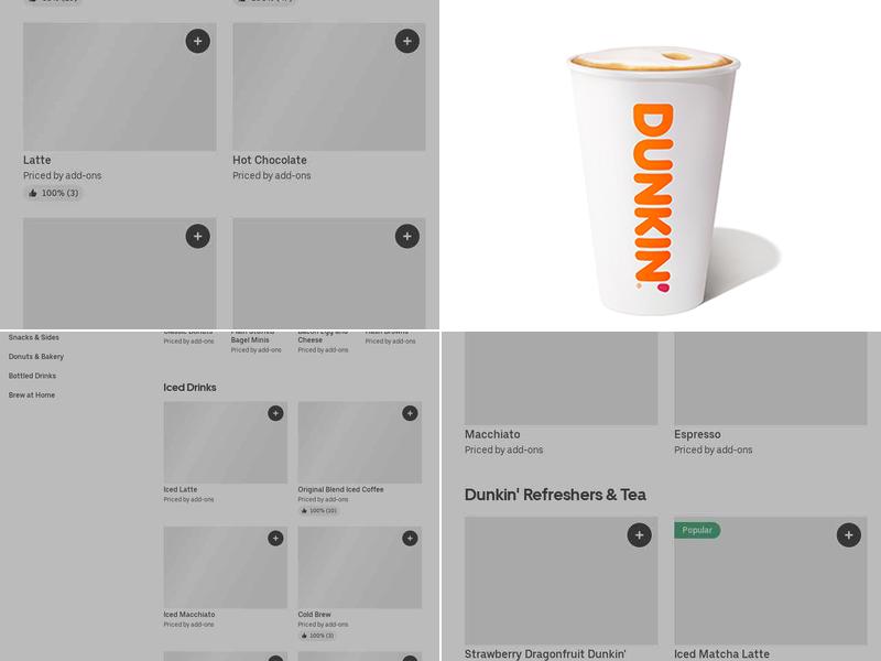 Dunkin' Menu