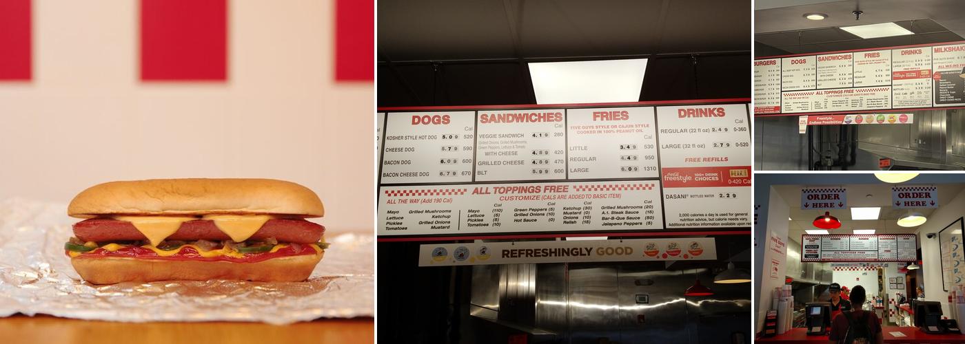 Five Guys Menu