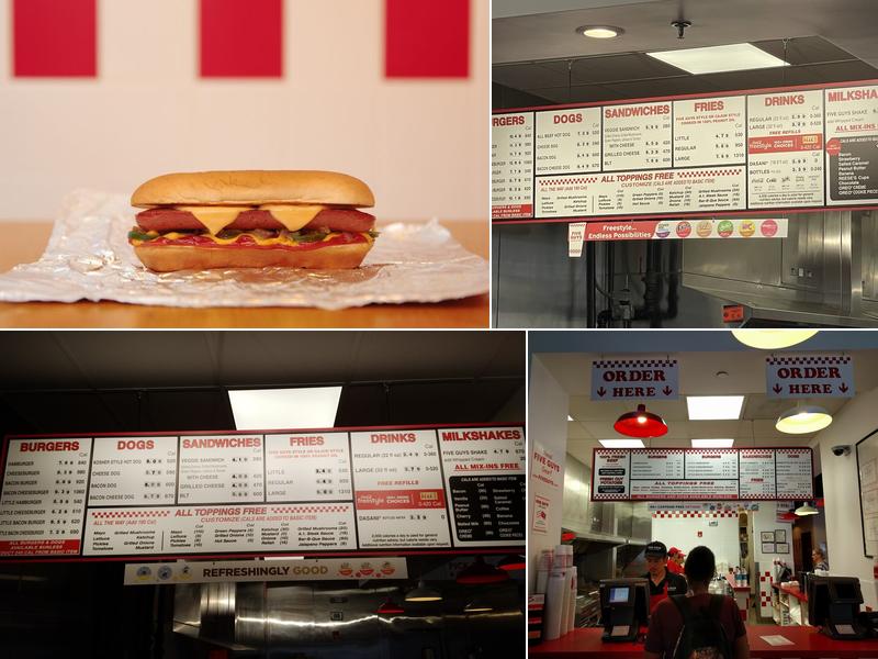 Five Guys Menu