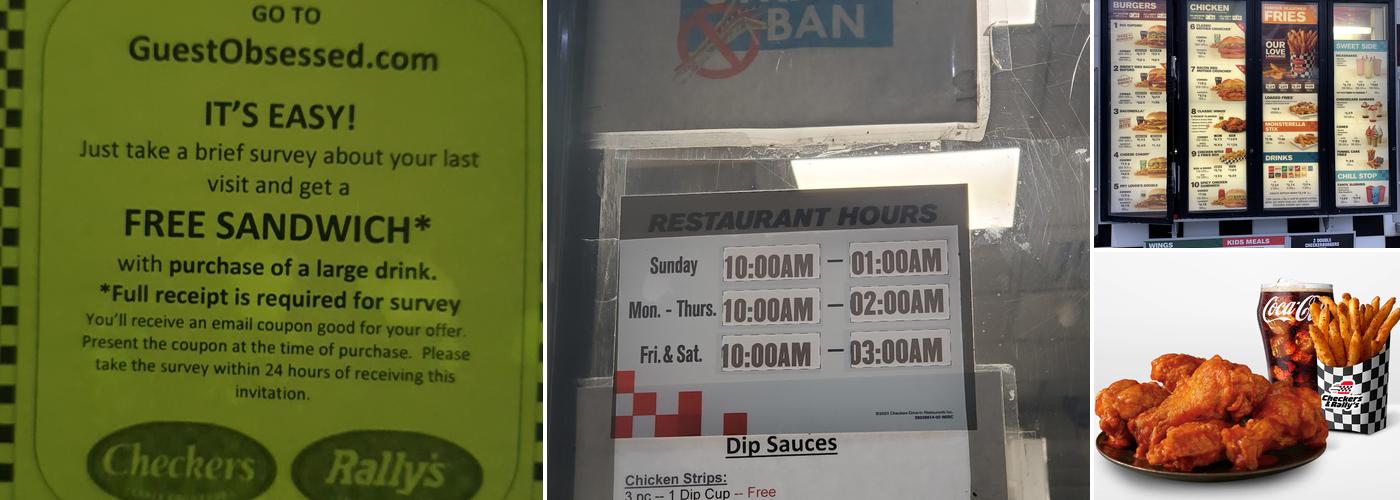 Checkers Menu