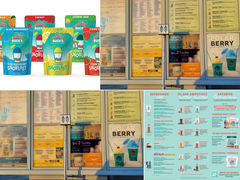 Bahama Buck's - Katy Menu