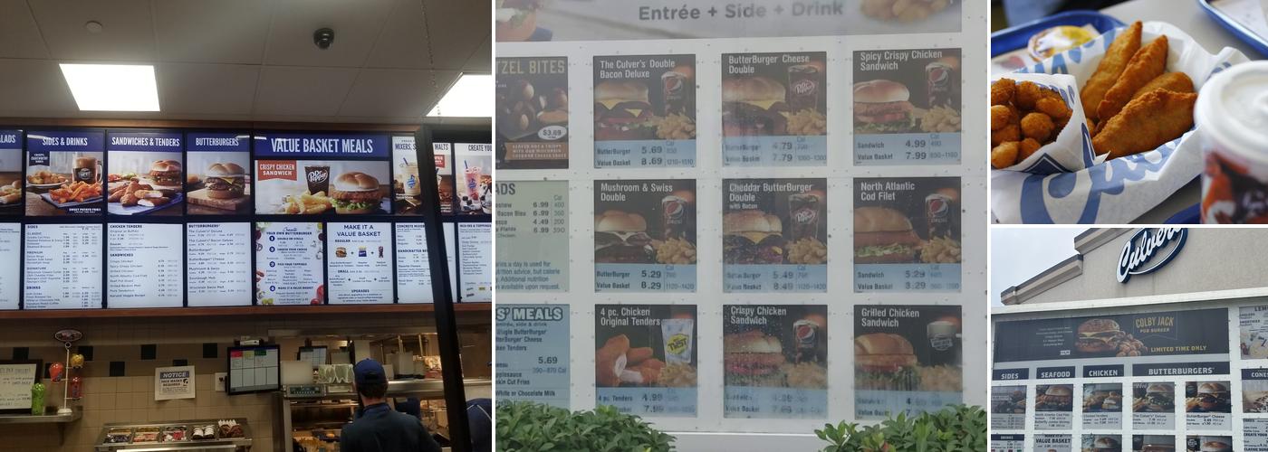 Culver’s Menu