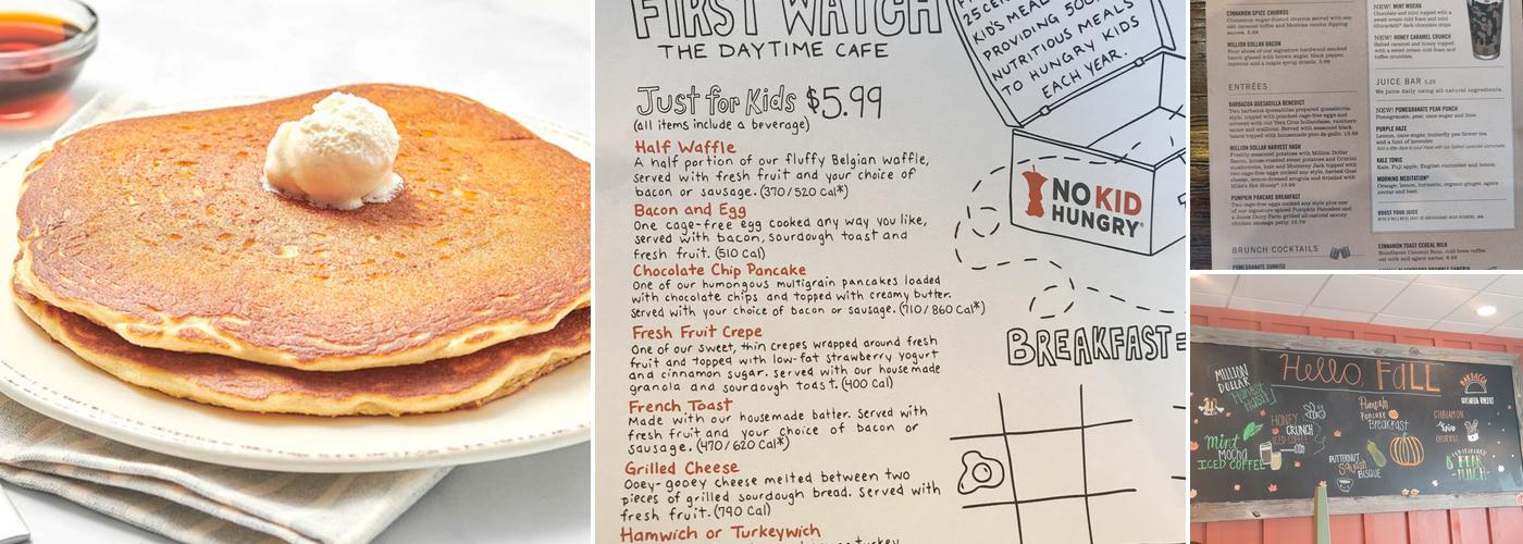 First Watch Menu