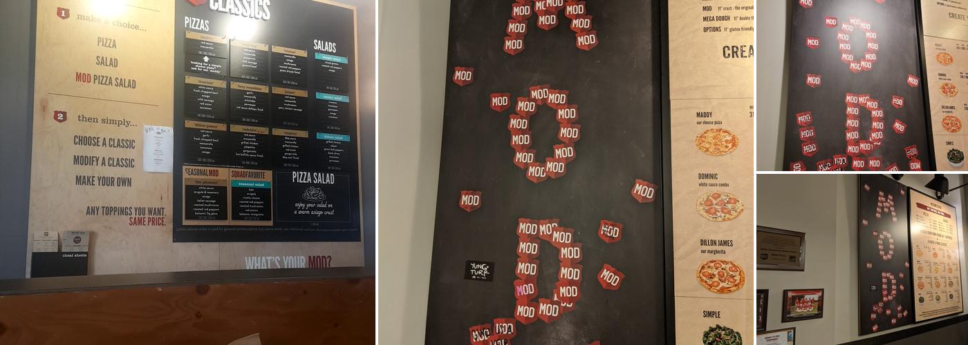 MOD Pizza Menu