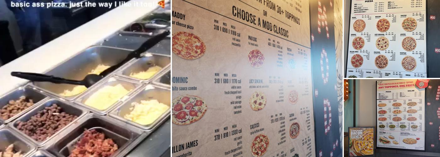 MOD Pizza Menu