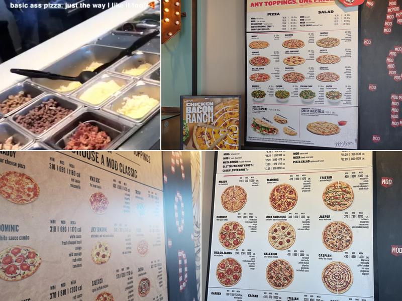 MOD Pizza Menu