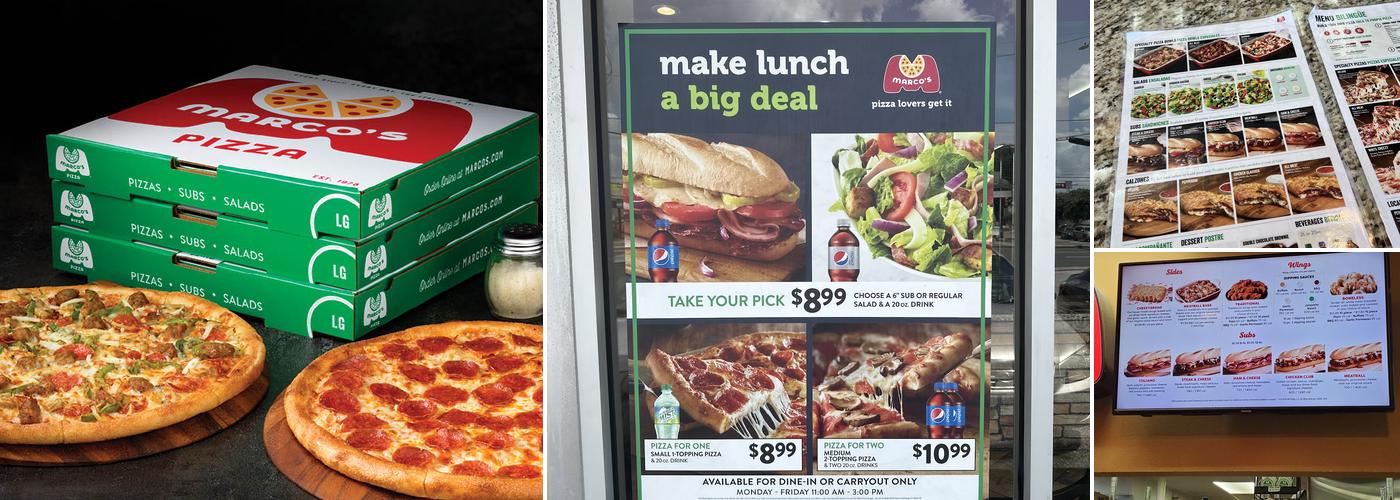Marco's Pizza Menu