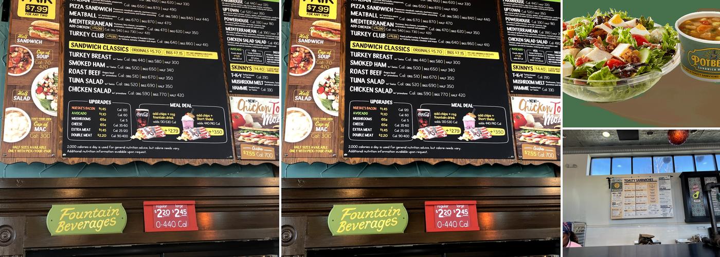 Potbelly Menu