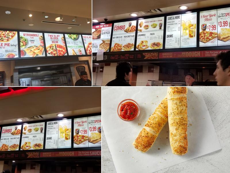 Sbarro Menu