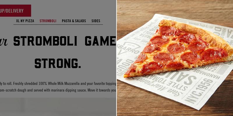 Sbarro Menu
