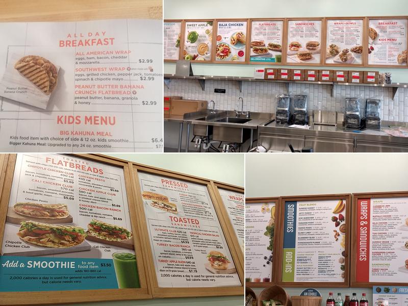 Tropical Smoothie Cafe Menu