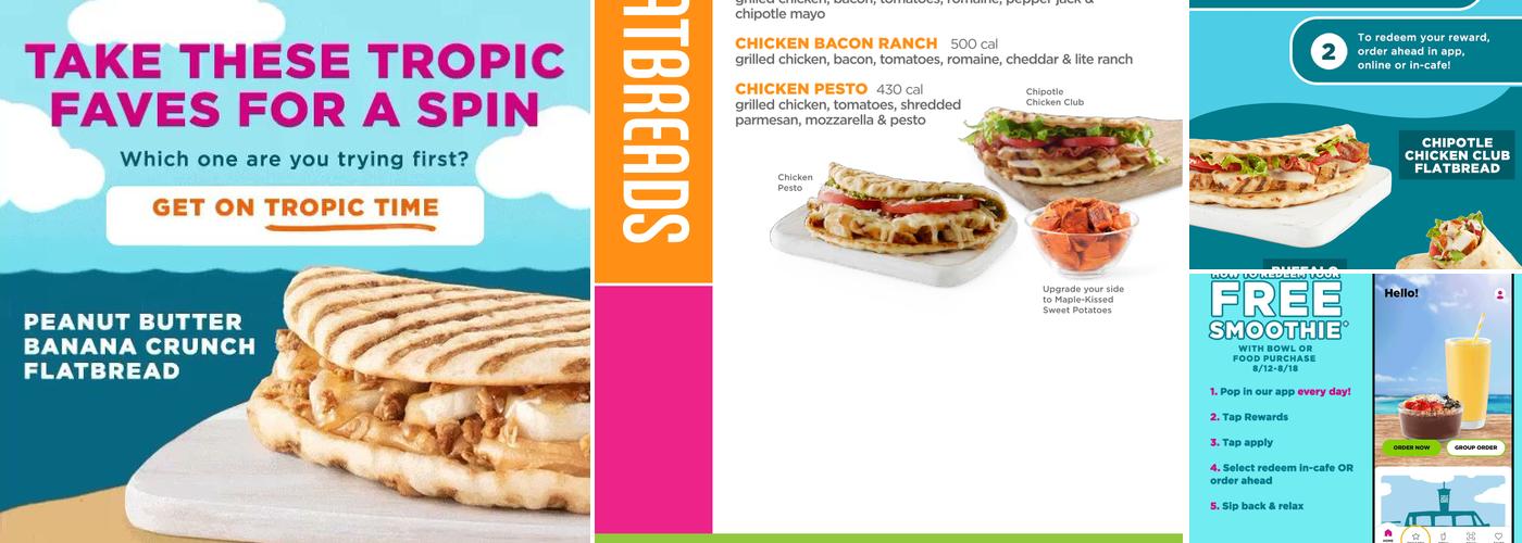 Tropical Smoothie Cafe Menu