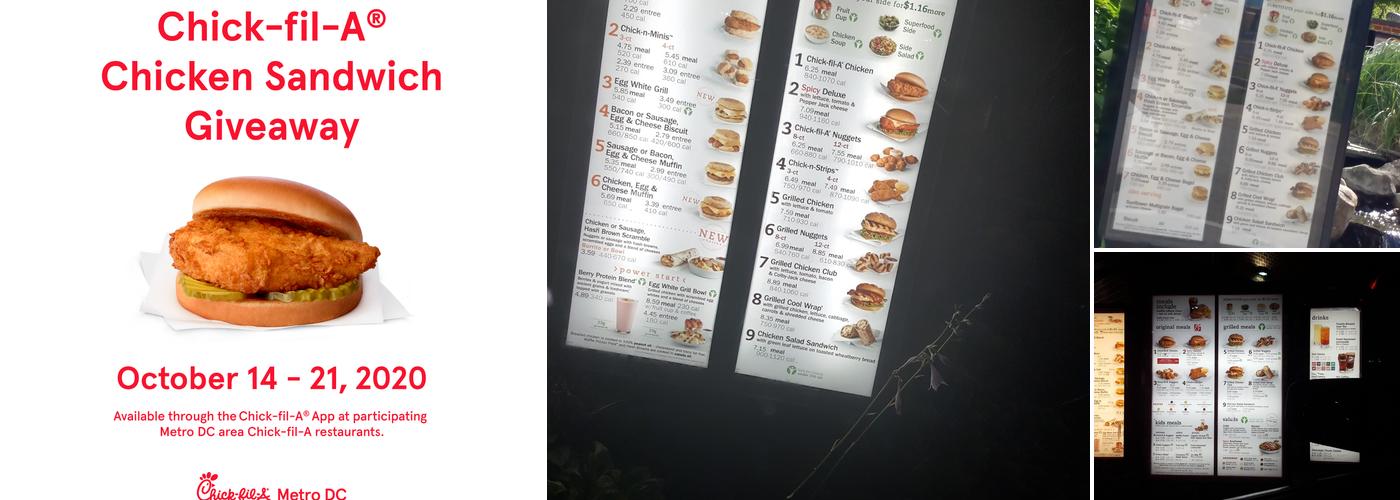 Chick-fil-A Menu
