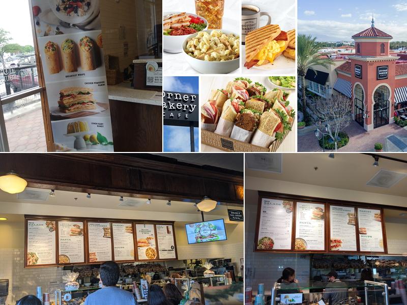 Corner Bakery Menu