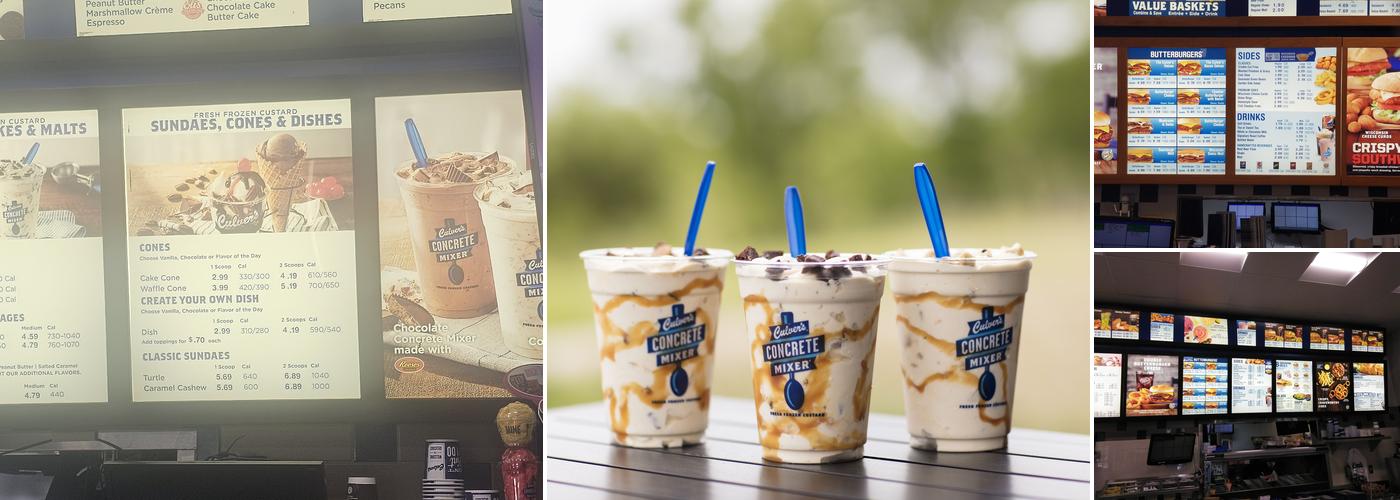 Culver’s Menu