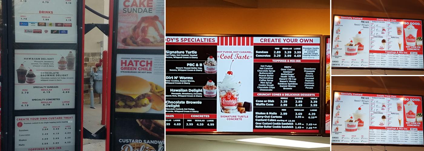 Freddy's Frozen Custard & Steakburgers Menu