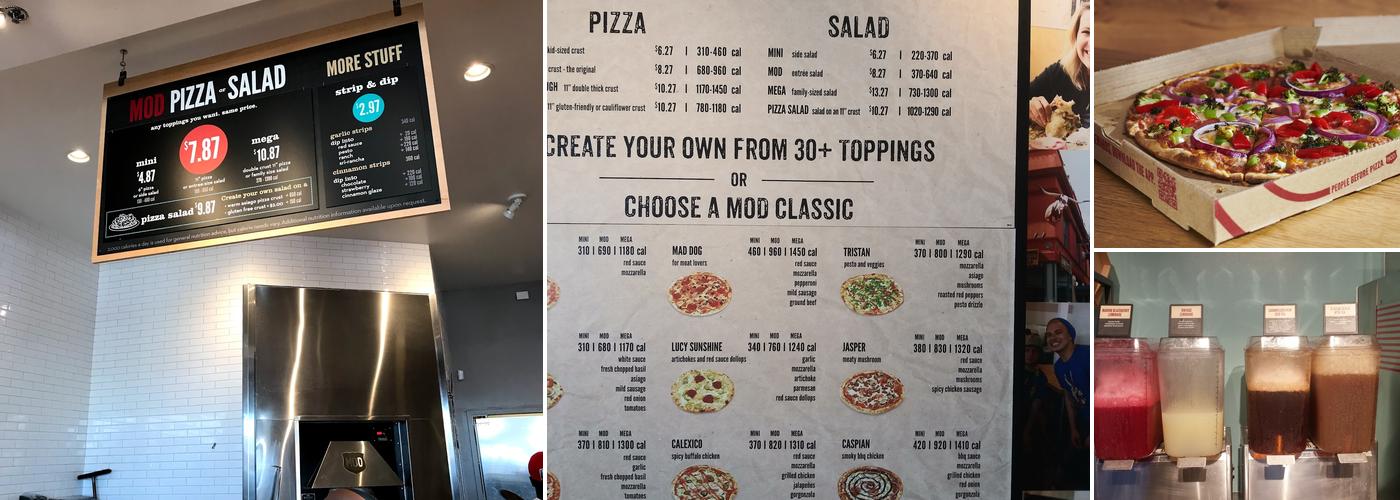 MOD Pizza Menu