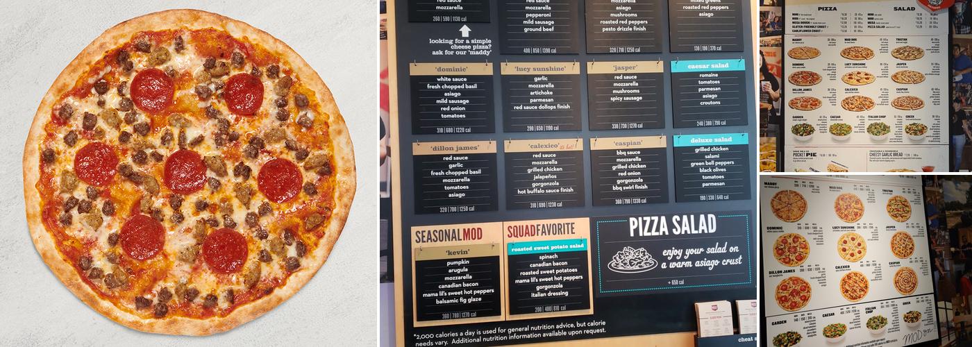 MOD Pizza Menu