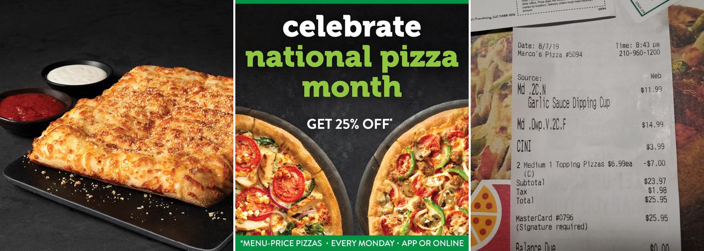 Marco's Pizza Menu